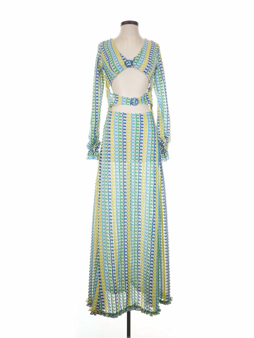 LAMPEROS ATELIER Violette Dress Luxury Beachwear Mermaid One Size GUC - Picture 4 of 6